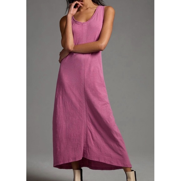 Daily Practice by Anthropologie Lounge Midi Dress oversized XXS cotton Anthro - Picture 2 of 11